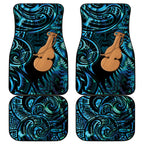 Kotiate New Zealand Car Mats Maori Weapon Paua Shell Haka Fern
