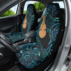 Kotiate New Zealand Car Seat Cover Maori Weapon Paua Shell Haka Fern