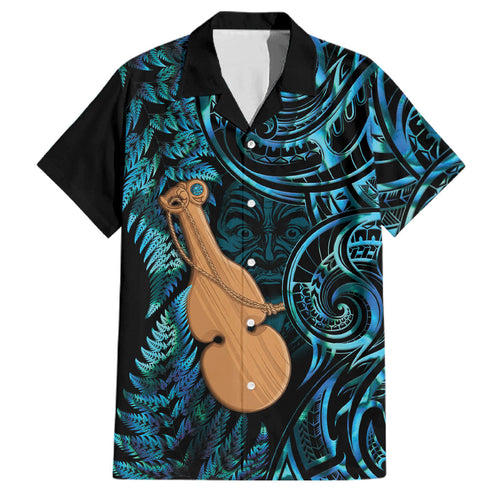 Kotiate New Zealand Family Matching Mermaid Dress and Hawaiian Shirt Maori Weapon Paua Shell Haka Fern
