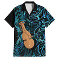 Kotiate New Zealand Family Matching Summer Maxi Dress and Hawaiian Shirt Maori Weapon Paua Shell Haka Fern