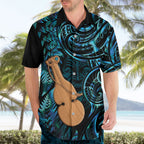 Kotiate New Zealand Hawaiian Shirt Maori Weapon Paua Shell Haka Fern