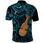 Kotiate New Zealand Polo Shirt Maori Weapon Paua Shell Haka Fern