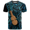 Kotiate New Zealand T Shirt Maori Weapon Paua Shell Haka Fern