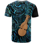 Kotiate New Zealand T Shirt Maori Weapon Paua Shell Haka Fern