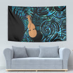 Kotiate New Zealand Tapestry Maori Weapon Paua Shell Haka Fern