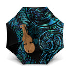 Kotiate New Zealand Umbrella Maori Weapon Paua Shell Haka Fern