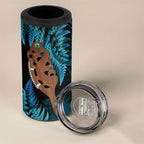 Maripi New Zealand 4 in 1 Can Cooler Tumbler Maori Weapon Paua Shell Haka Fern