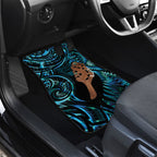 Maripi New Zealand Car Mats Maori Weapon Paua Shell Haka Fern