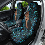 Maripi New Zealand Car Seat Cover Maori Weapon Paua Shell Haka Fern
