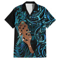 Maripi New Zealand Family Matching Tank Maxi Dress and Hawaiian Shirt Maori Weapon Paua Shell Haka Fern