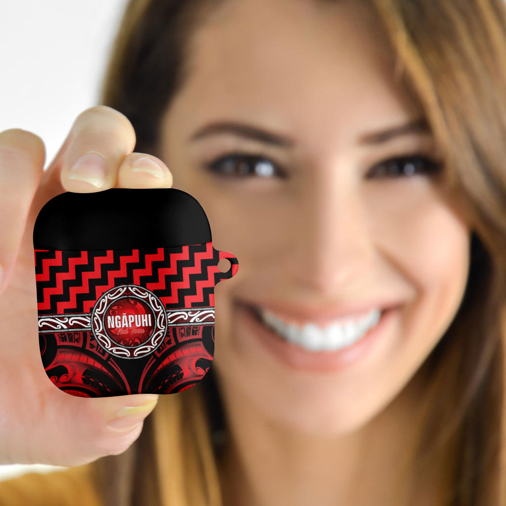 Aotearoa Ngapuhi AirPods Case Maori Iwi Poutama Puhoro Tattoo