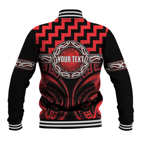 Aotearoa Ngapuhi Personalised Baseball Jacket Maori Iwi Poutama Puhoro Tattoo
