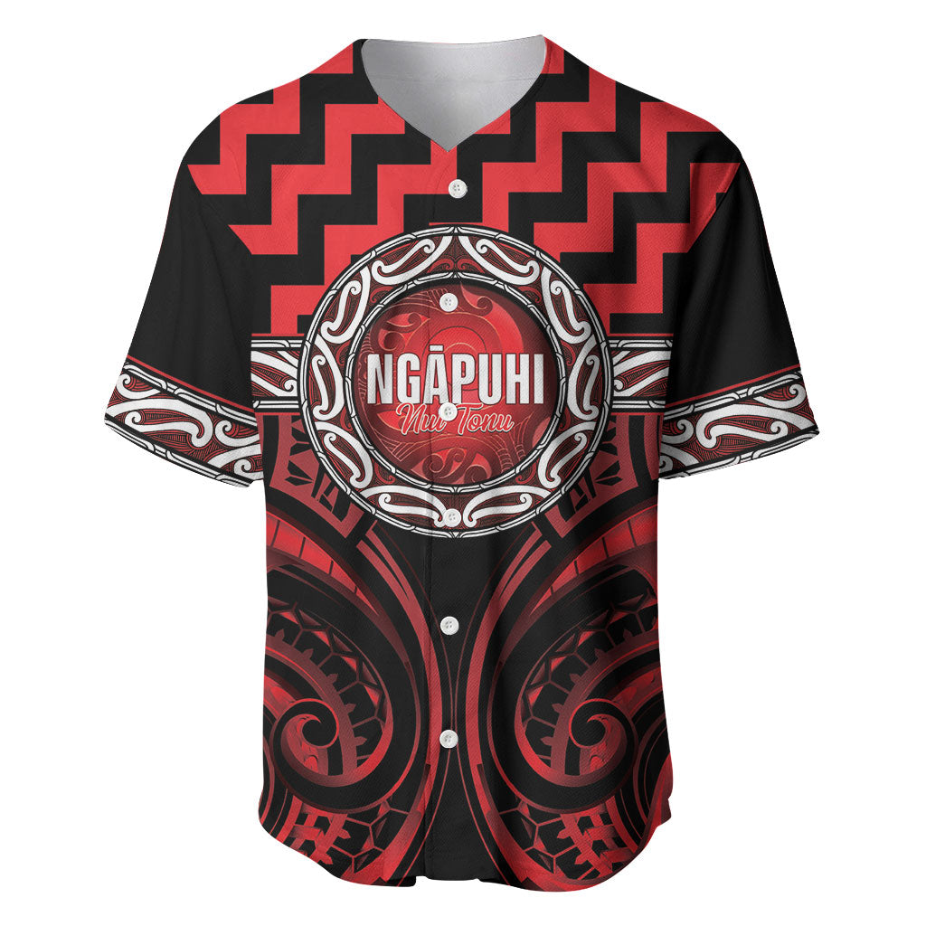 Aotearoa Ngapuhi Personalised Baseball Jersey Maori Iwi Poutama Puhoro Tattoo