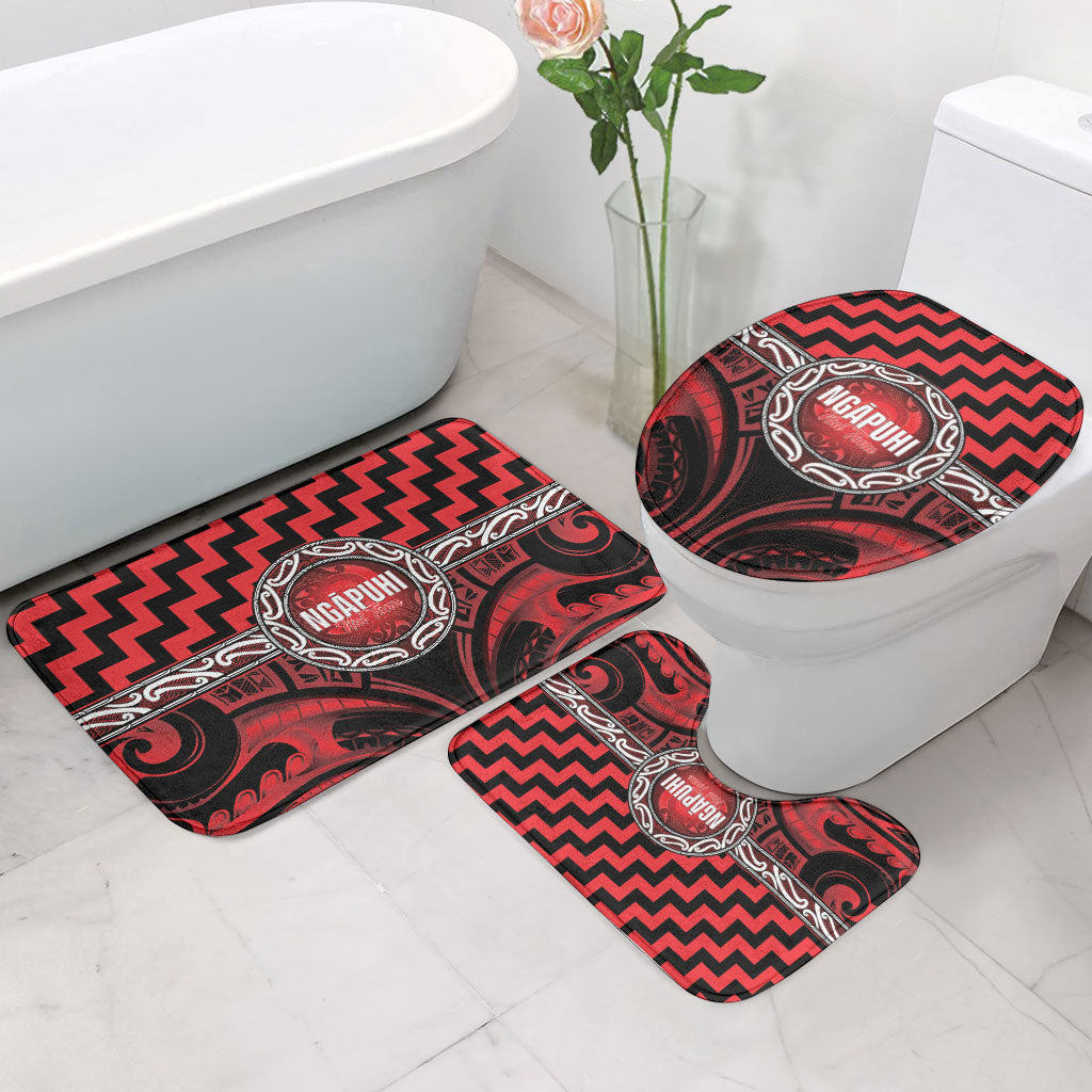 Aotearoa Ngapuhi Bathroom Set Maori Iwi Poutama Puhoro Tattoo