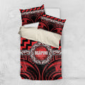 Aotearoa Ngapuhi Bedding Set Maori Iwi Poutama Puhoro Tattoo