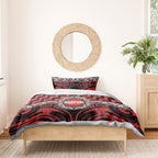 Aotearoa Ngapuhi Bedding Set Maori Iwi Poutama Puhoro Tattoo