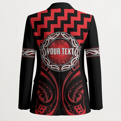 Aotearoa Ngapuhi Personalised Blazer Maori Iwi Poutama Puhoro Tattoo