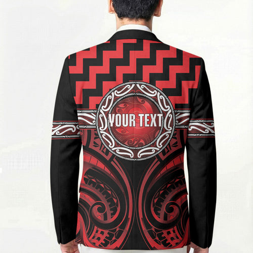 Aotearoa Ngapuhi Personalised Blazer Maori Iwi Poutama Puhoro Tattoo