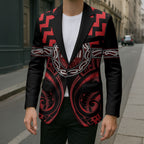 Aotearoa Ngapuhi Personalised Blazer Maori Iwi Poutama Puhoro Tattoo
