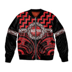 Aotearoa Ngapuhi Personalised Bomber Jacket Maori Iwi Poutama Puhoro Tattoo