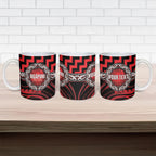 Aotearoa Ngapuhi Personalised Ceramic Mug Maori Iwi Poutama Puhoro Tattoo