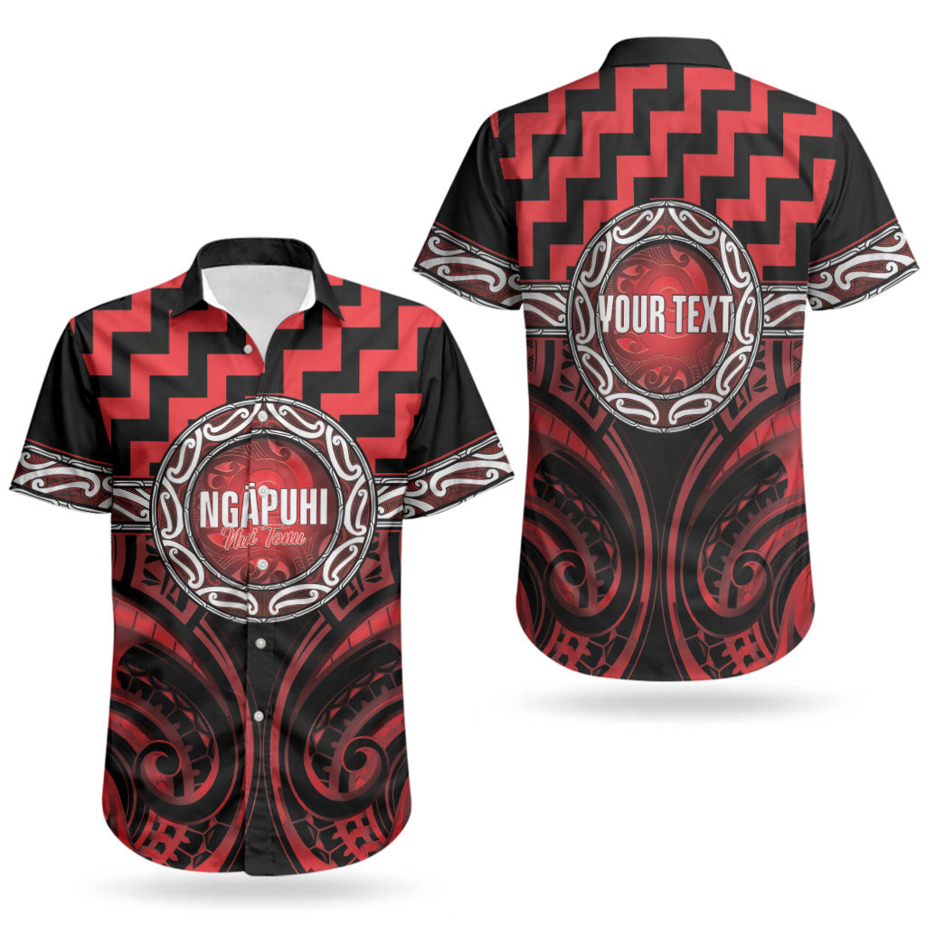 Aotearoa Ngapuhi Personalised Couples Matching Mermaid Dress and Hawaiian Shirt Maori Iwi Poutama Puhoro Tattoo