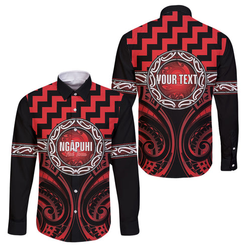 Aotearoa Ngapuhi Personalised Family Matching Summer Maxi Dress and Hawaiian Shirt Maori Iwi Poutama Puhoro Tattoo