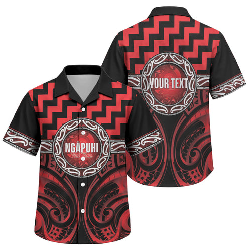 Aotearoa Ngapuhi Personalised Family Matching Summer Maxi Dress and Hawaiian Shirt Maori Iwi Poutama Puhoro Tattoo