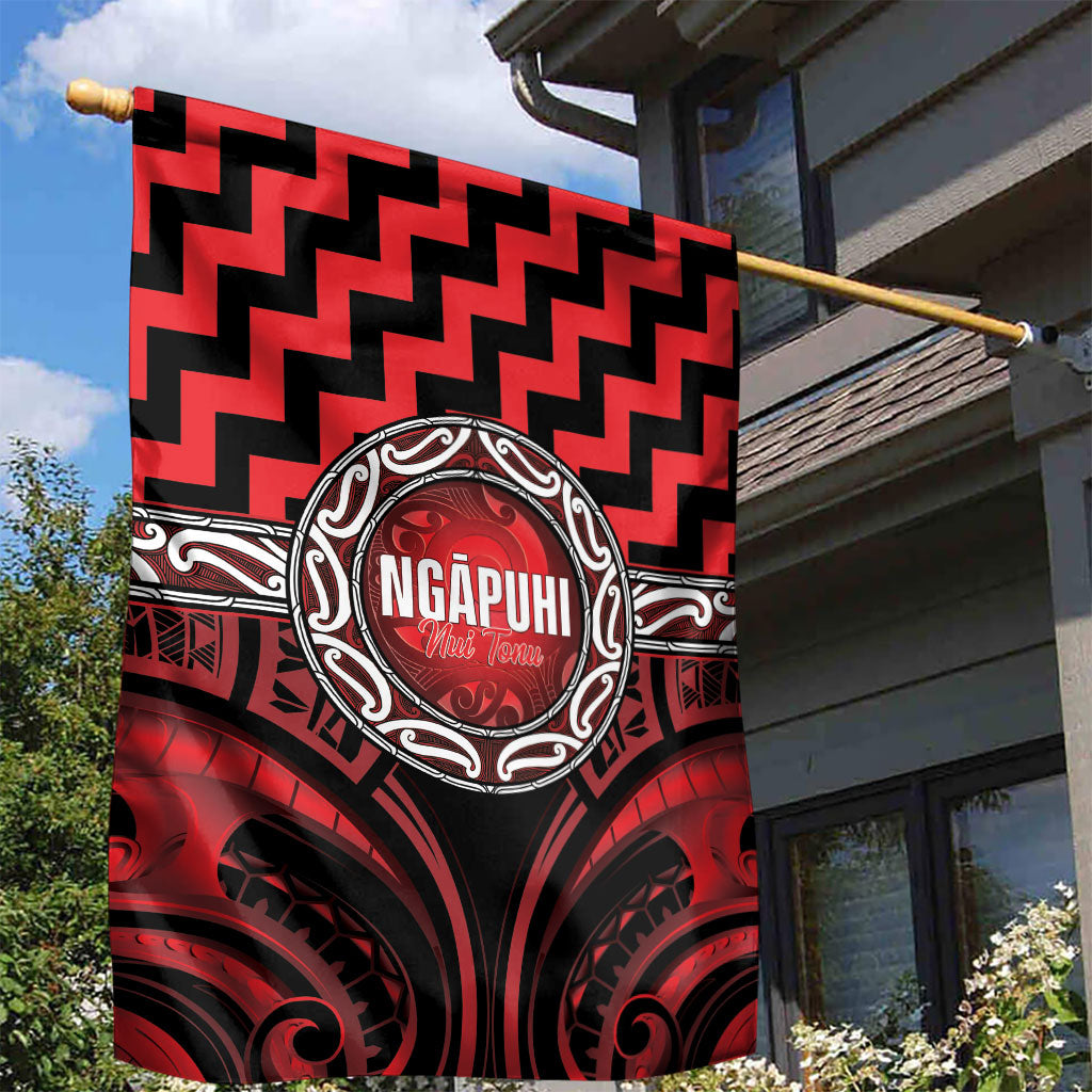 Aotearoa Ngapuhi Garden Flag Maori Iwi Poutama Puhoro Tattoo
