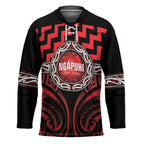 Aotearoa Ngapuhi Personalised Hockey Jersey Maori Iwi Poutama Puhoro Tattoo