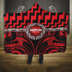 Aotearoa Ngapuhi Hooded Blanket Maori Iwi Poutama Puhoro Tattoo