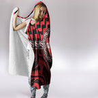 Aotearoa Ngapuhi Hooded Blanket Maori Iwi Poutama Puhoro Tattoo