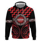 Aotearoa Ngapuhi Personalised Hoodie Maori Iwi Poutama Puhoro Tattoo