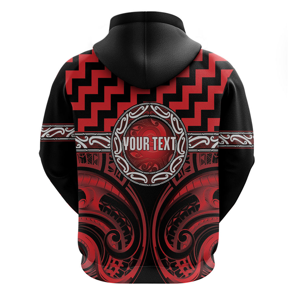 Aotearoa Ngapuhi Personalised Hoodie Maori Iwi Poutama Puhoro Tattoo