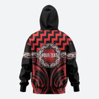 Aotearoa Ngapuhi Personalised Hoodie Maori Iwi Poutama Puhoro Tattoo