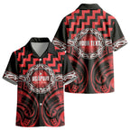 Aotearoa Ngapuhi Personalised Kid Hawaiian Shirt Maori Iwi Poutama Puhoro Tattoo