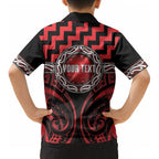Aotearoa Ngapuhi Personalised Kid Hawaiian Shirt Maori Iwi Poutama Puhoro Tattoo