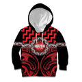 Aotearoa Ngapuhi Personalised Kid Hoodie Maori Iwi Poutama Puhoro Tattoo