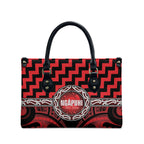 Aotearoa Ngapuhi Leather Bag Maori Iwi Poutama Puhoro Tattoo