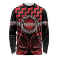 Aotearoa Ngapuhi Personalised Long Sleeve Shirt Maori Iwi Poutama Puhoro Tattoo
