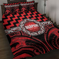Aotearoa Ngapuhi Quilt Bed Set Maori Iwi Poutama Puhoro Tattoo