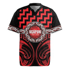 Aotearoa Ngapuhi Personalised Rugby Jersey Maori Iwi Poutama Puhoro Tattoo