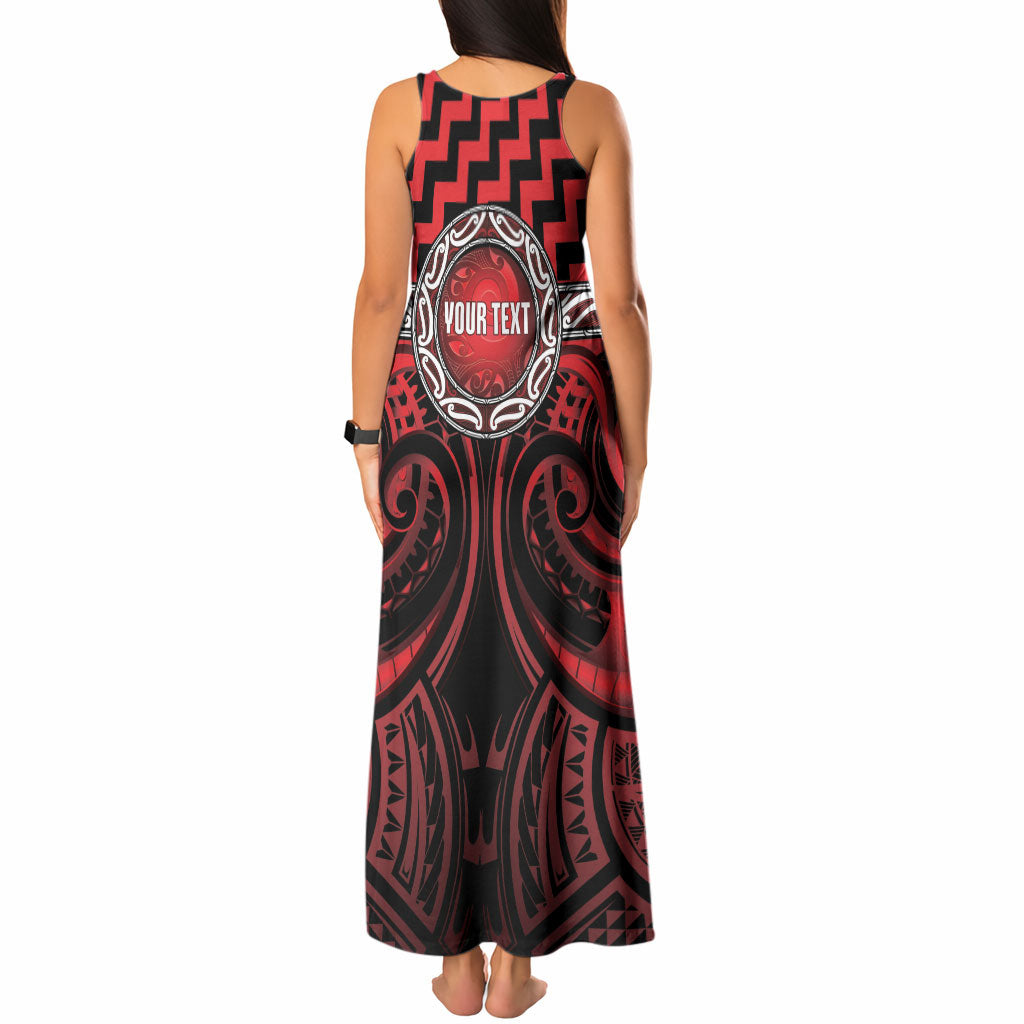Aotearoa Ngapuhi Personalised Tank Maxi Dress Maori Iwi Poutama Puhoro Tattoo