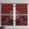 Aotearoa Ngapuhi Window Curtain Maori Iwi Poutama Puhoro Tattoo