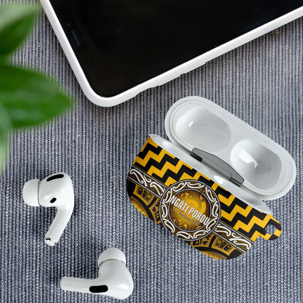 Aotearoa Ngati Porou AirPods Case Maori Iwi Poutama Puhoro Tattoo