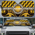 Aotearoa Ngati Porou Auto Sun Shade Maori Iwi Poutama Puhoro Tattoo