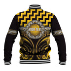 Aotearoa Ngati Porou Personalised Baseball Jacket Maori Iwi Poutama Puhoro Tattoo