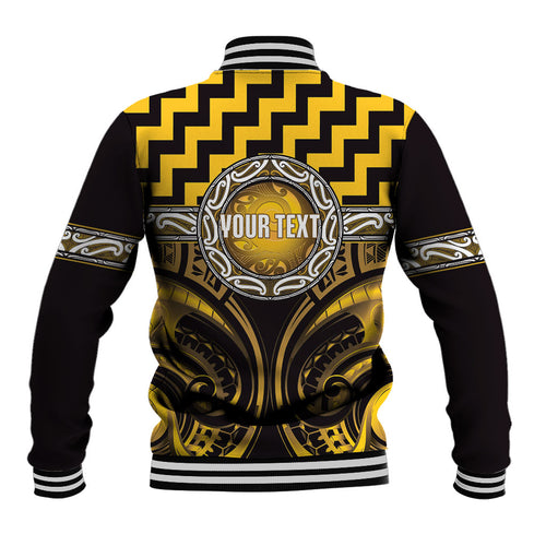 Aotearoa Ngati Porou Personalised Baseball Jacket Maori Iwi Poutama Puhoro Tattoo