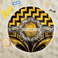 Aotearoa Ngati Porou Beach Blanket Maori Iwi Poutama Puhoro Tattoo