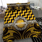Aotearoa Ngati Porou Bedding Set Maori Iwi Poutama Puhoro Tattoo